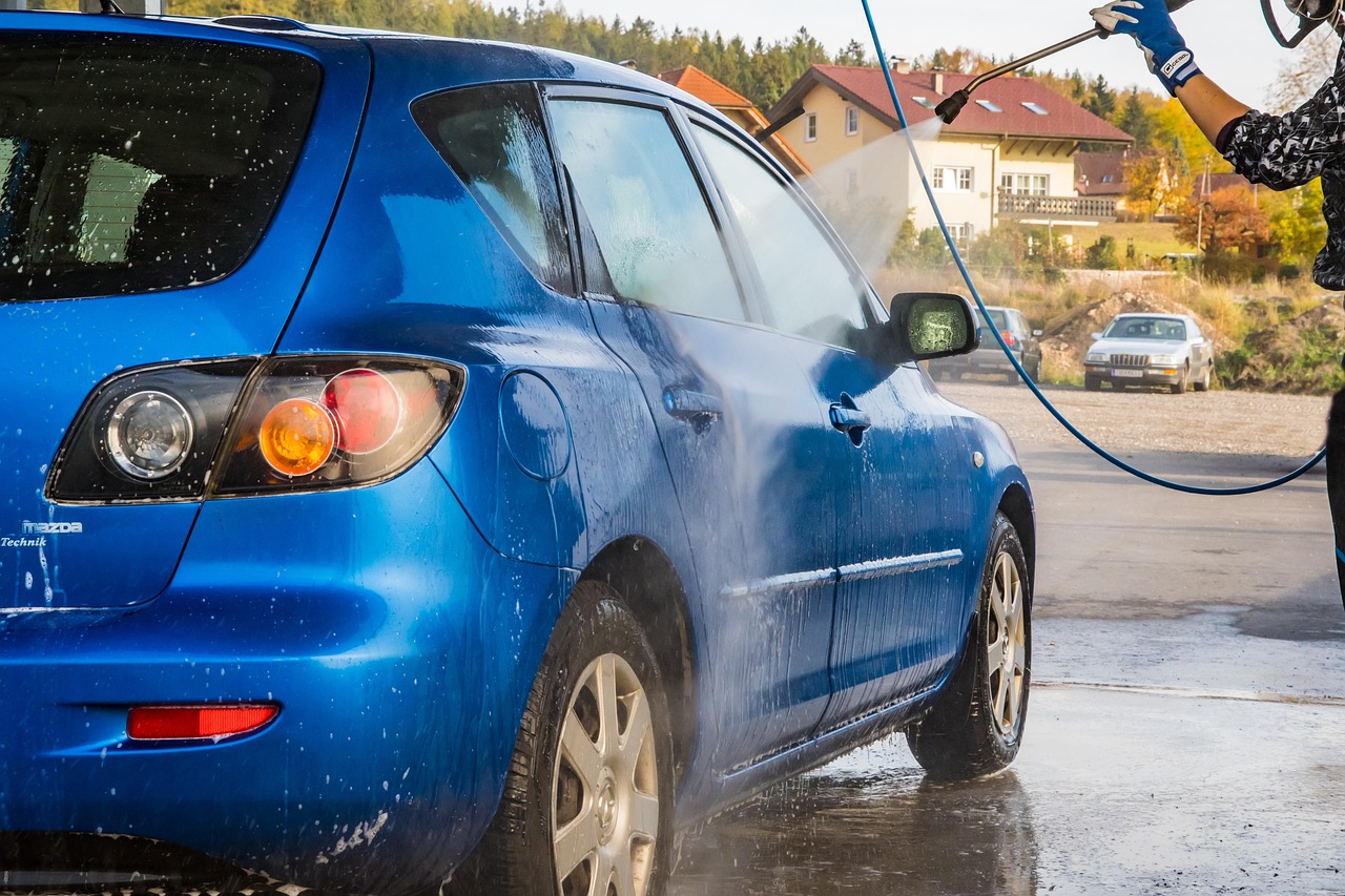 automobile, to wash, lance wash, car, rim, clean, car wallpapers, foam, high-pressure cleaner, to clean, frothy, nature, water